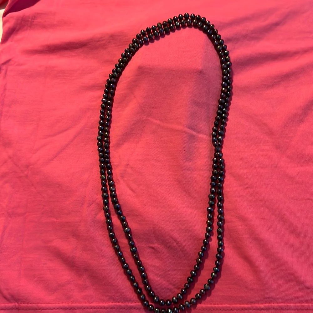 Hawaiian Purple beaded Necklace